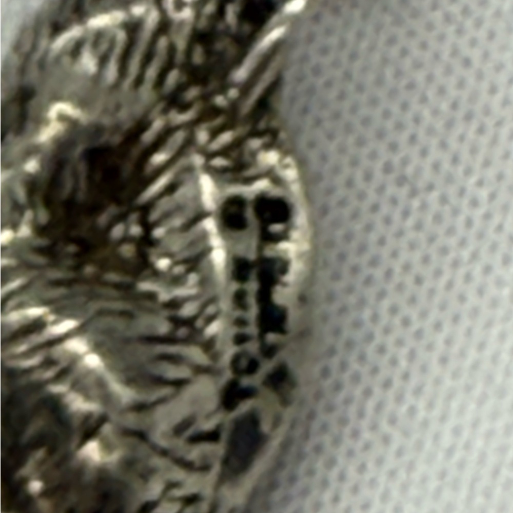 Vintage Sterling Silver 3D Cat Charm Pendant Detailed Feline Kitty Over 6g Gift - Picture 5 of 5